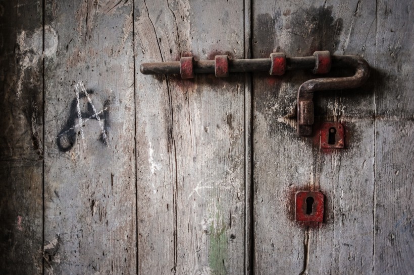 怀旧木门与锁图片(15张)
