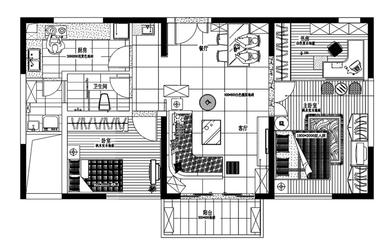 金陵大公寓住宅样板房设计图片(6张)