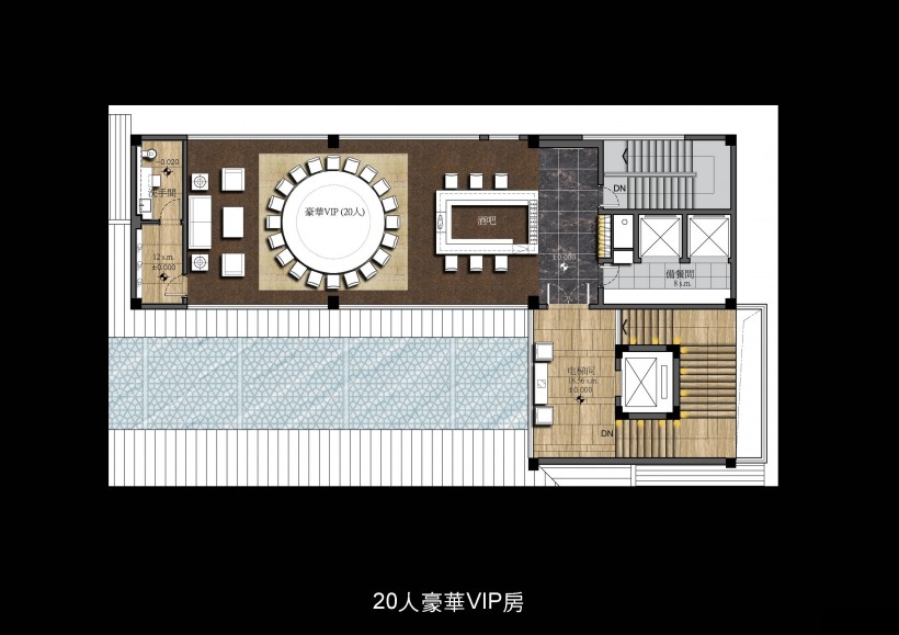 梁志天--成都宽窄巷子项目中餐厅概念设计图片(49张)