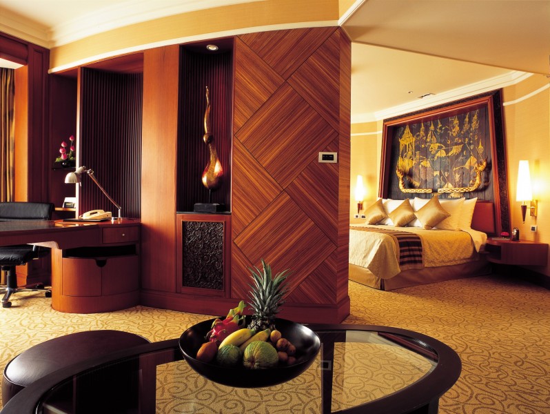 泰国曼谷香格里拉酒店客房图片(22张)