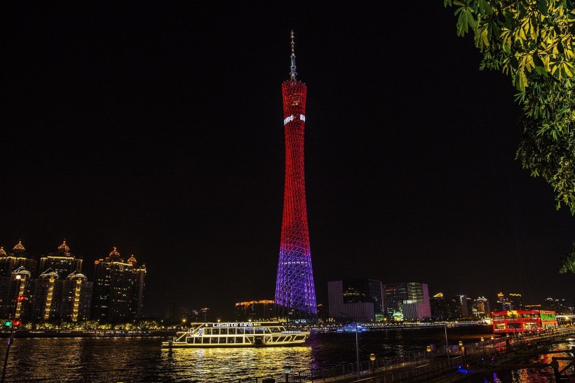 广州塔小蛮腰夜景图片(11张)