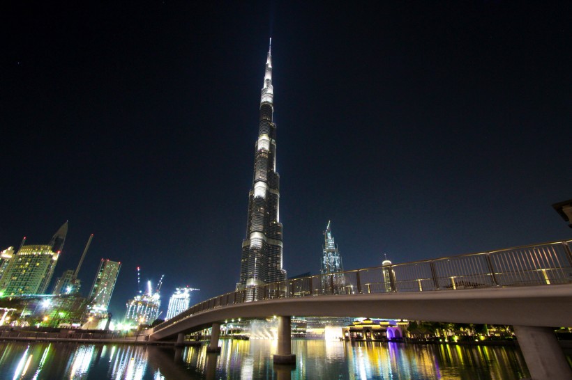 世界第一高楼迪拜塔图片(11张)