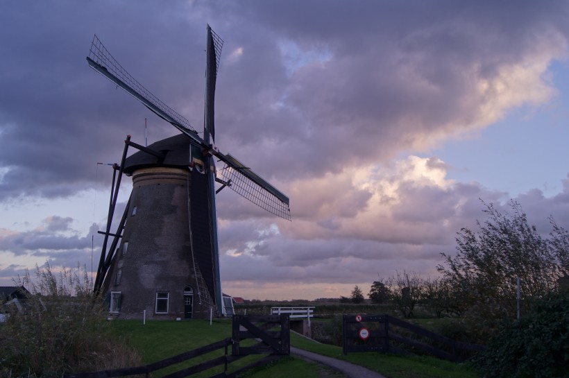 荷兰风车图片(14张)