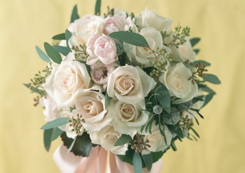 婚礼玫瑰插花图片(8张)