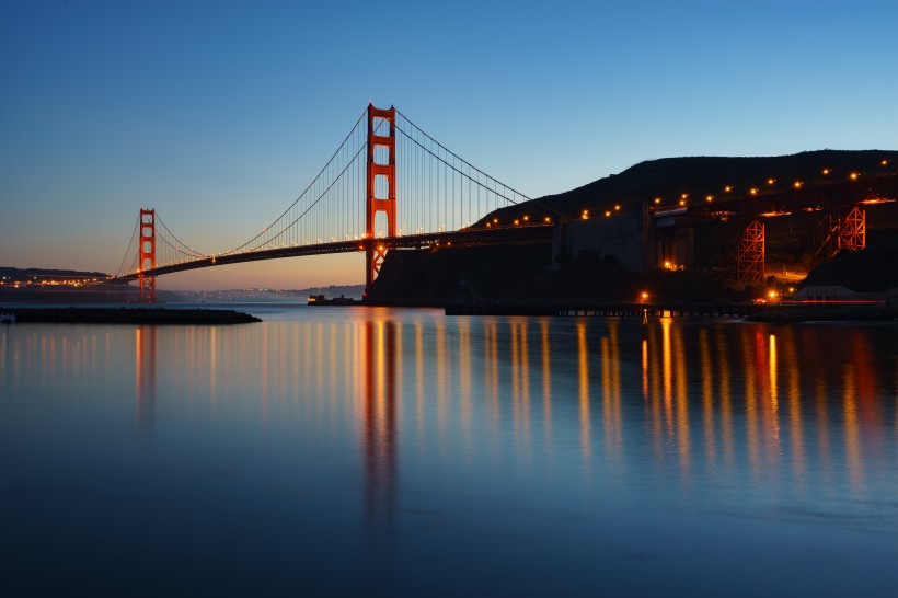 雄伟的美国旧金山金门大桥图片(21张)