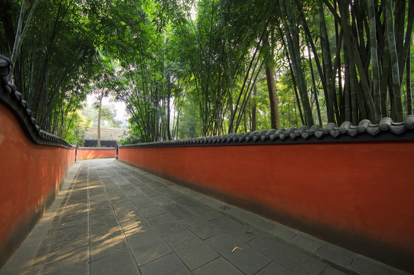 中国风红色围墙图片(10张)