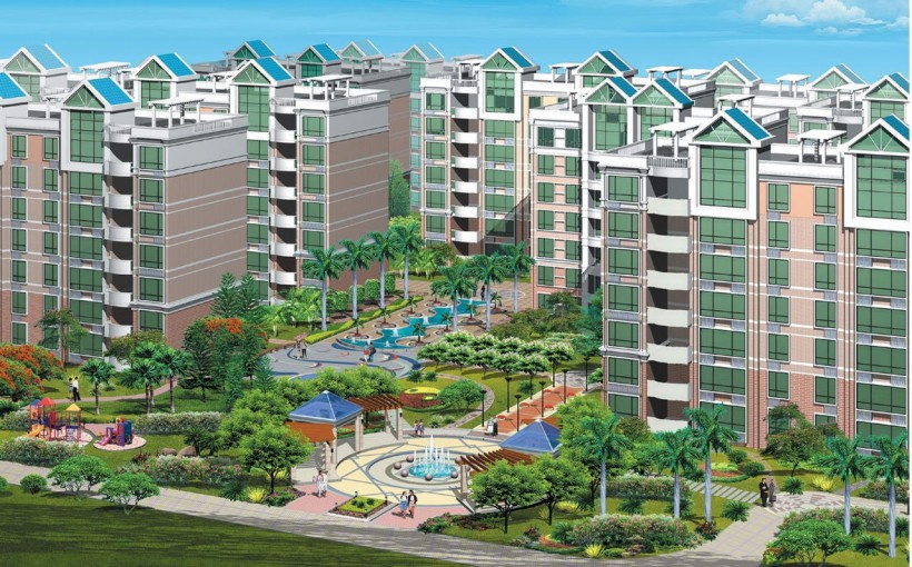3D住宅小区设计图片(22张)