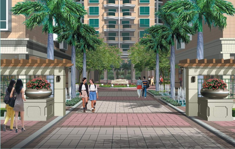 3D住宅小区设计图片(22张)