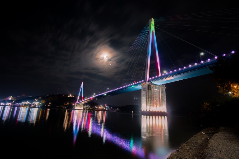 高架大桥美丽夜景图片(10张)