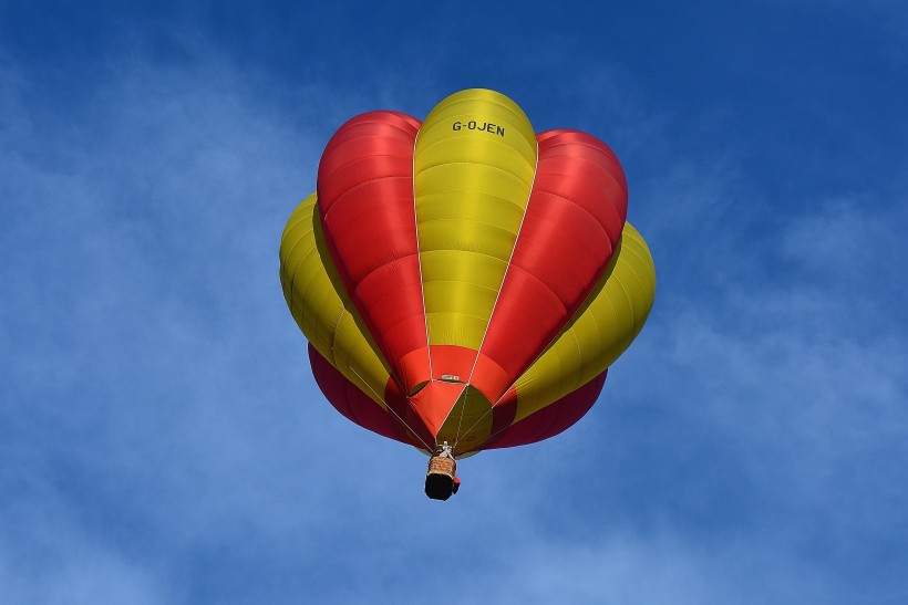 高空中的热气球图片(14张)