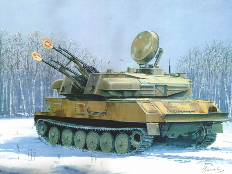军事题材绘画-坦克图片(18张)