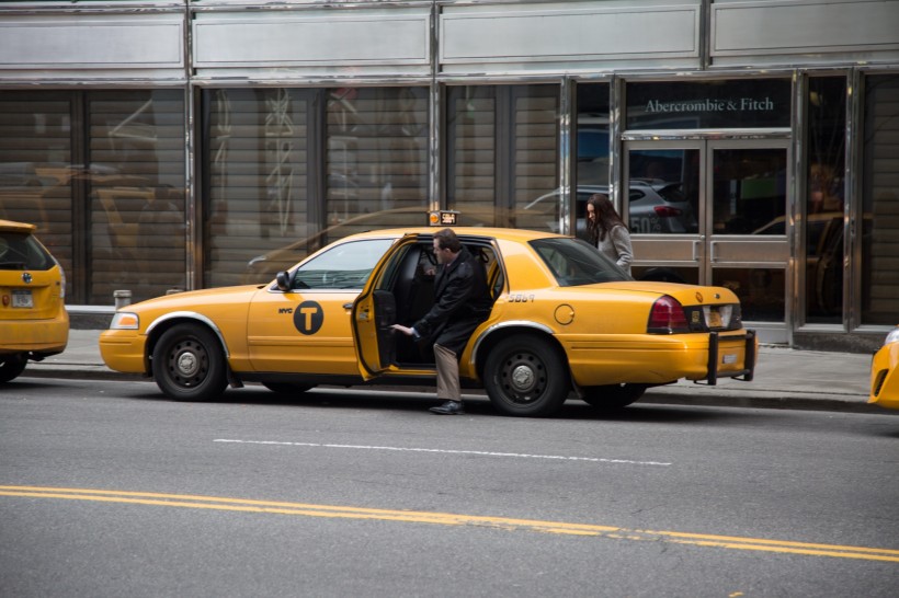 纽约黄色出租车图片(17张)