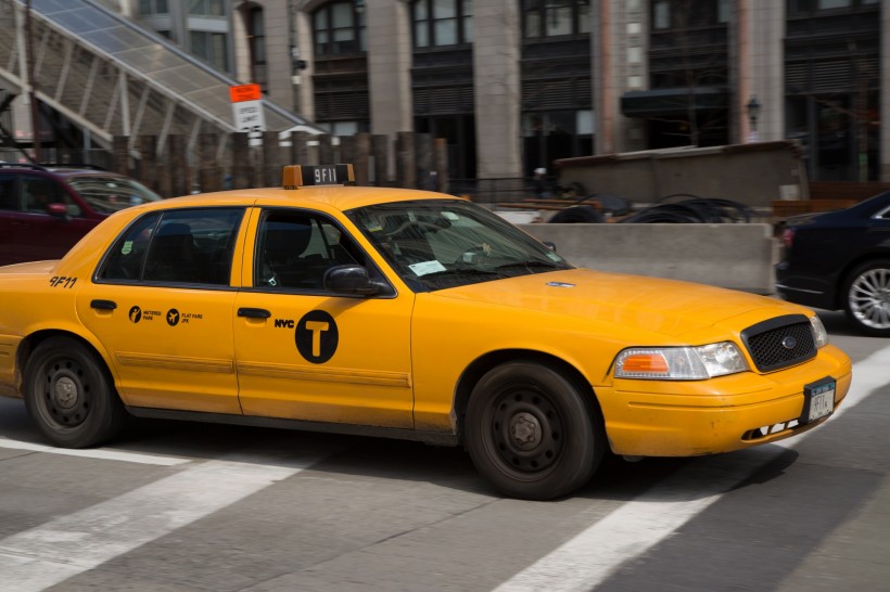 纽约黄色出租车图片(17张)