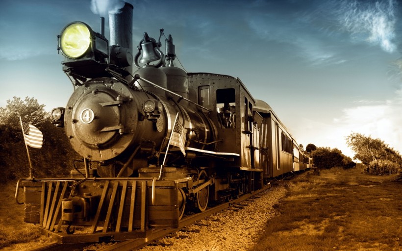 复古蒸汽火车图片(13张)