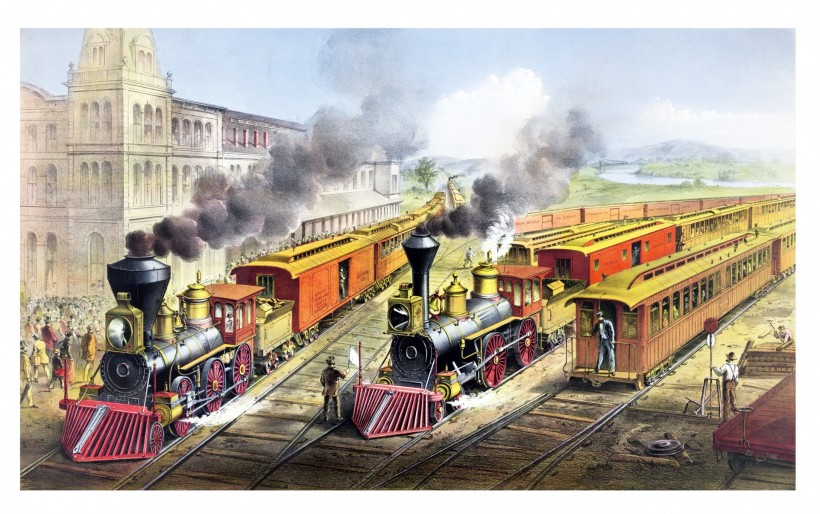 蒸汽火车图片(10张)