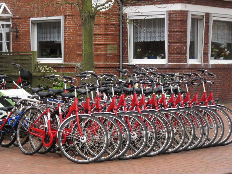 停放的自行车图片(11张)