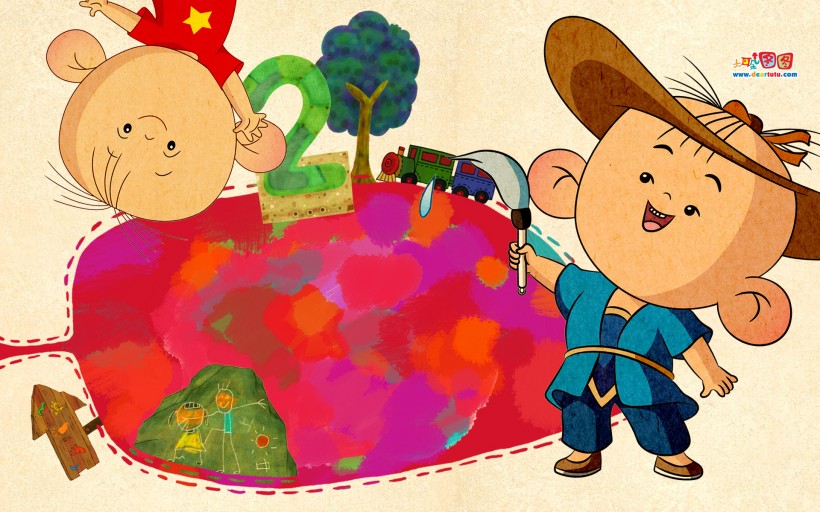 可爱的大耳朵图图卡通图片(23张)