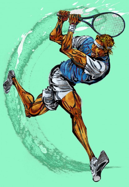 卡通网球运动矢量图片(7张)