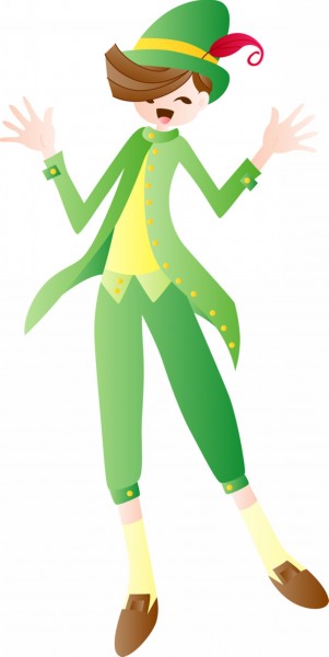 卡通童话男精灵矢量图片(16张)