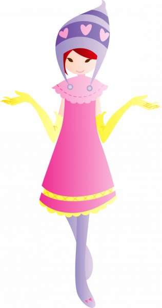 卡通童话女精灵矢量图片(84张)