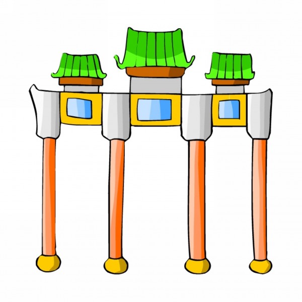 中国特色建筑卡通图片(329张)