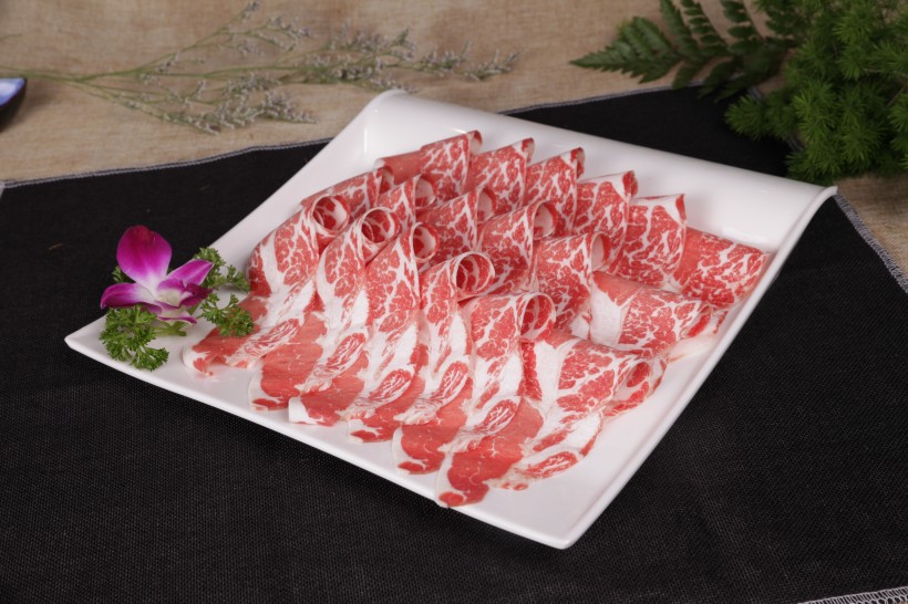 涮火锅食材牛肉图片(11张)