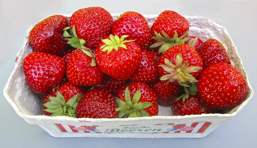 美味可口的红色草莓图片(12张)