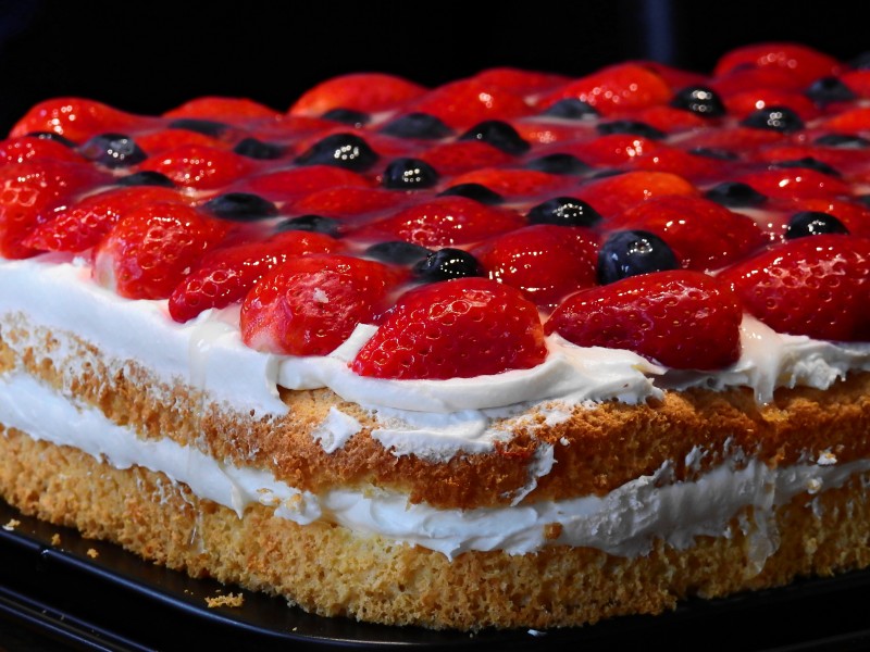 香甜好吃的草莓蛋糕图片(16张)