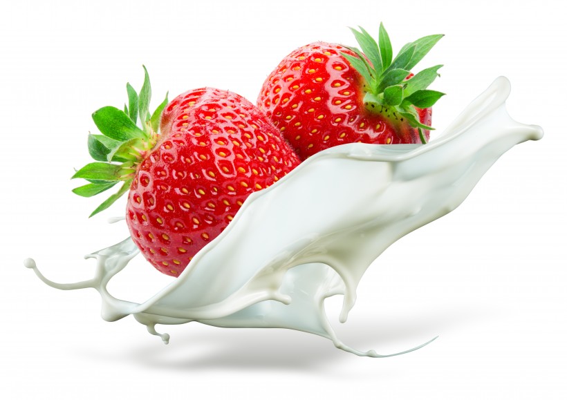 草莓牛奶图片(10张)
