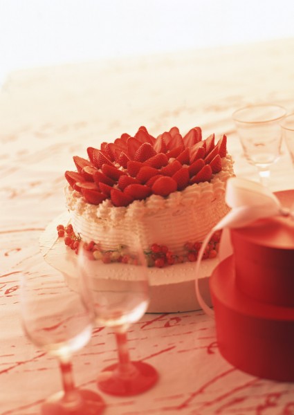 美味的草莓水果蛋糕图片(15张)