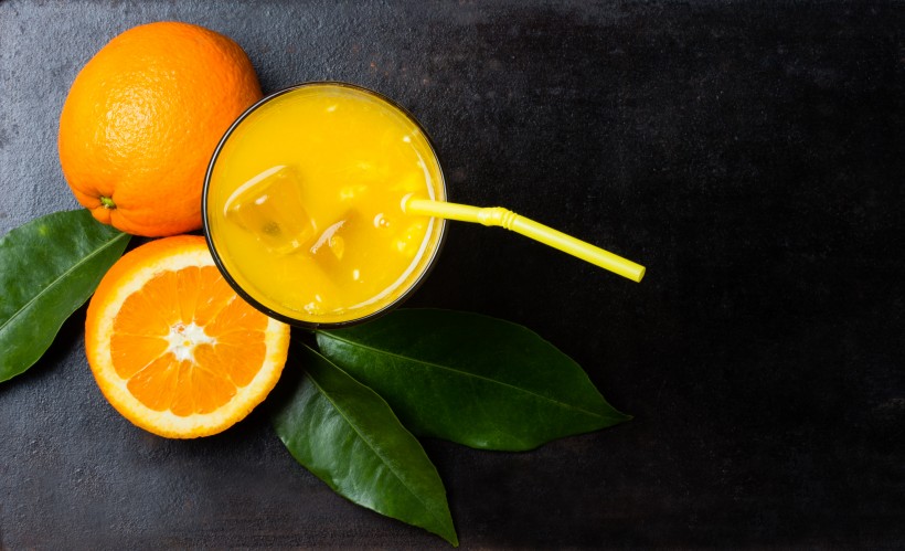 橙子与果汁图片(15张)