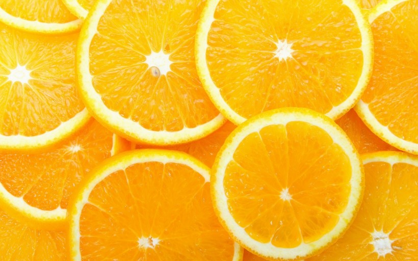 被切开的可口橙子图片(27张)