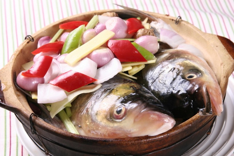 美味可口有营养的剁椒鱼头图片(10张)