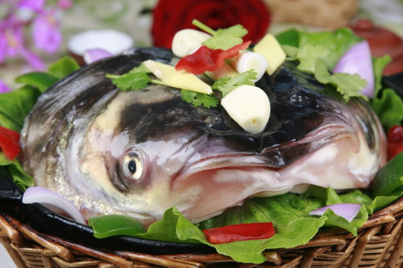 美味可口有营养的剁椒鱼头图片(10张)