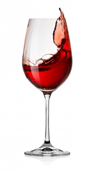 高脚玻璃杯中的红酒白酒香槟图片(15张)