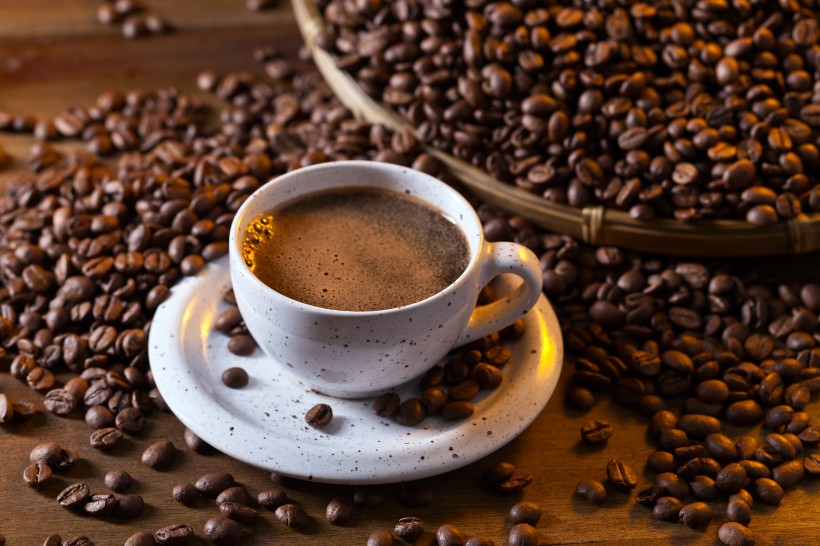 浓香的咖啡与小小的咖啡豆图片(15张)