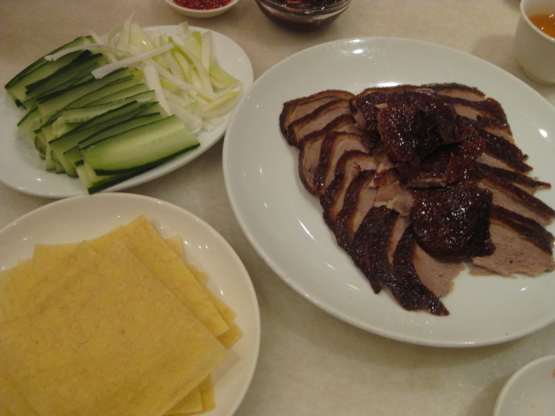 美味无比的北京烤鸭图片(10张)