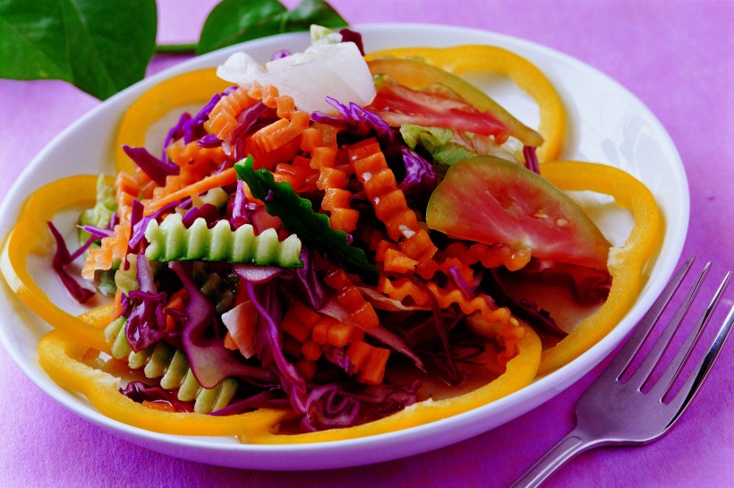美味诱人蔬菜沙拉图片(9张)