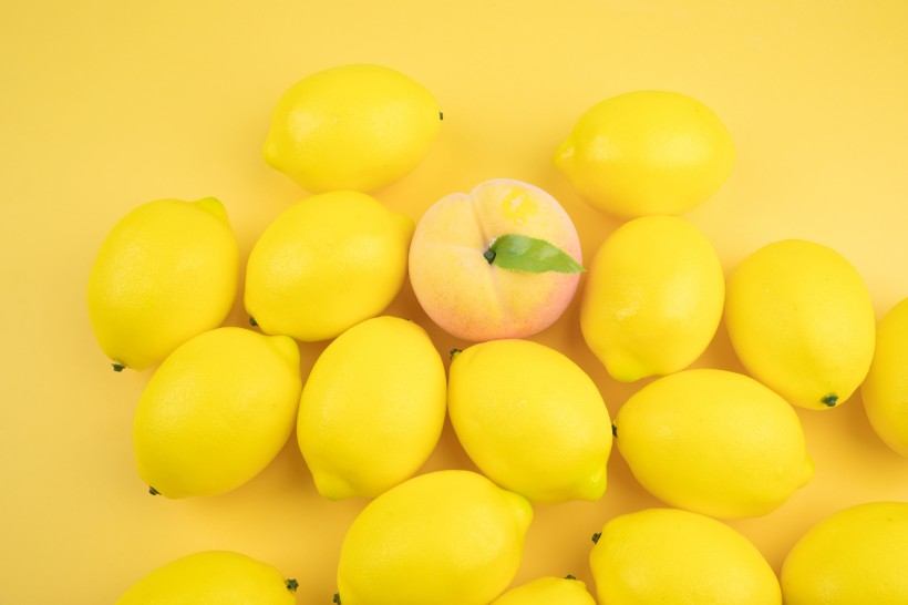 切开的柠檬图片(15张)