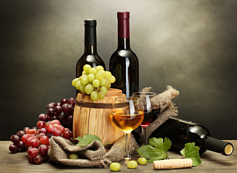 葡萄酒与葡萄图片(15张)