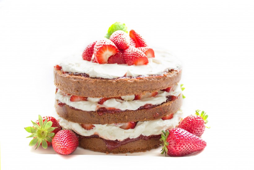 巧克力草莓甜点蛋糕图片(12张)