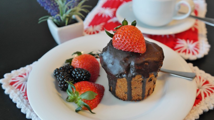 美味的巧克力蛋糕高清图片(14张)