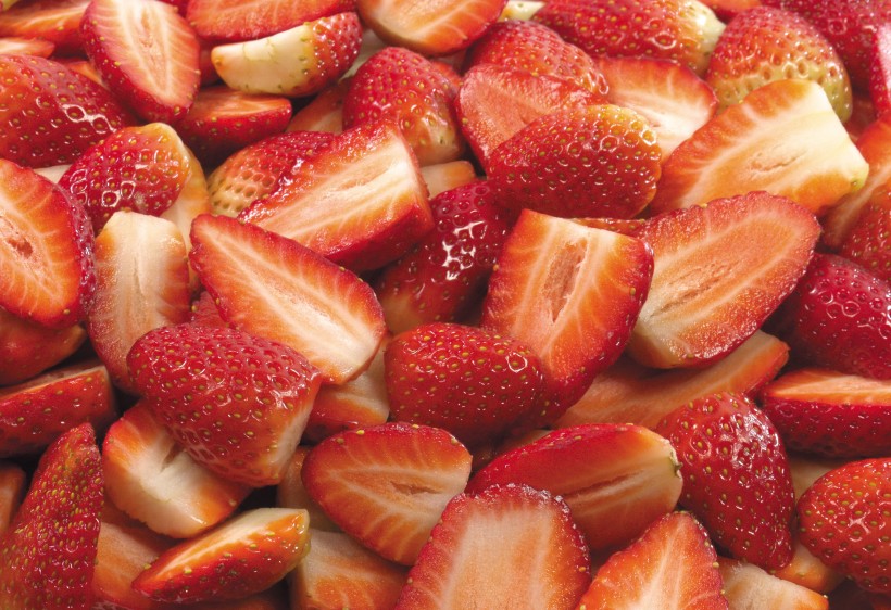 切开的草莓图片(16张)