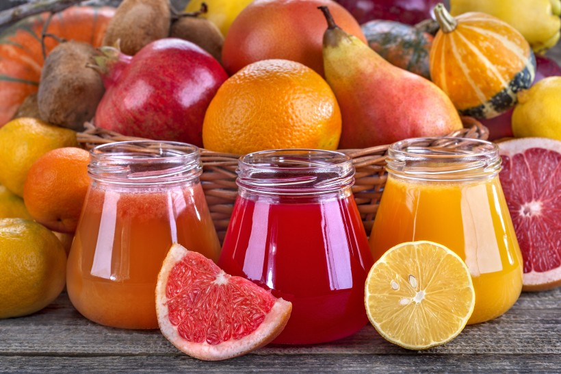 新鲜的水果和果汁图片(16张)
