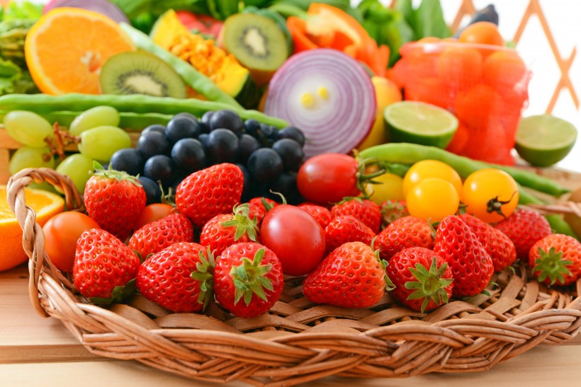 水果和蔬菜搭配在一起的图片(15张)