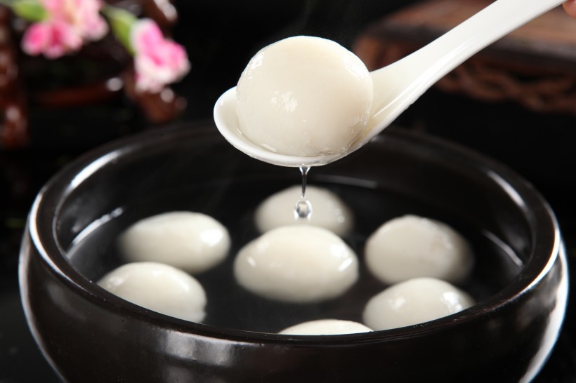 白色汤圆图片(23张)