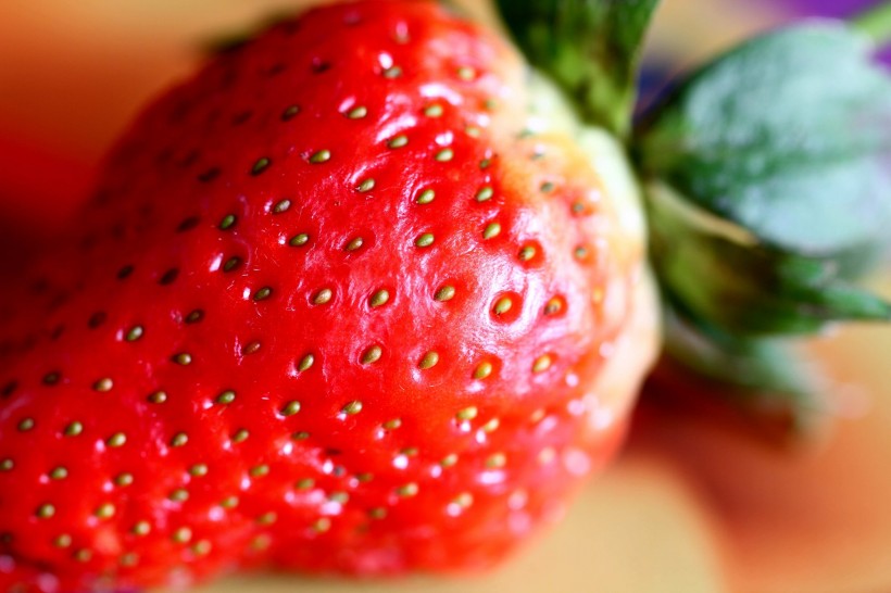 微距草莓图片(6张)