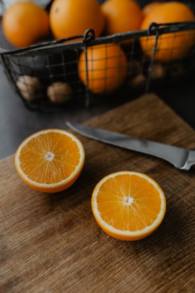 切开的新鲜的橙子图片(12张)
