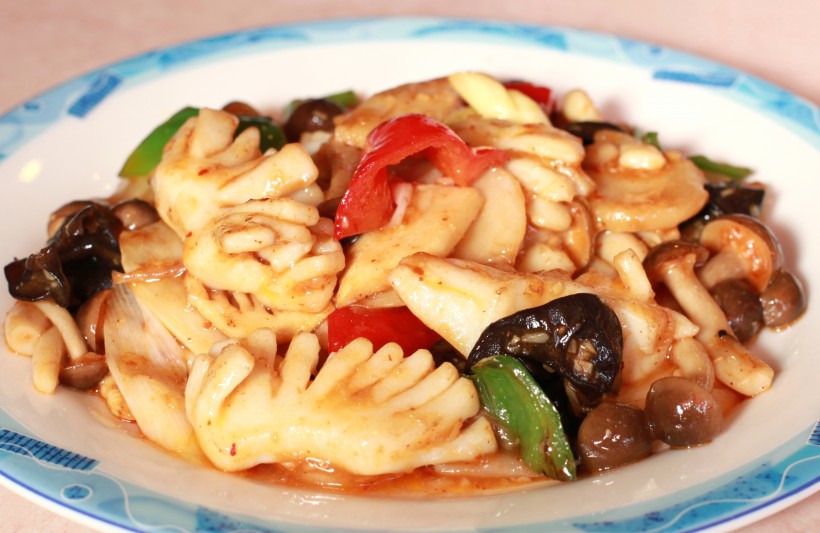 鱿鱼美食图片(16张)
