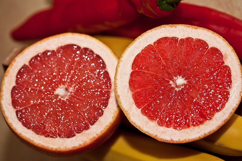 酸甜多汁的红柚图片(9张)